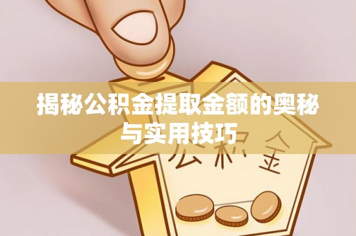 得荣揭秘公积金提取金额的奥秘与实用技巧